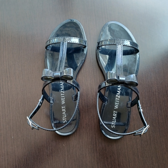 NEW!Stuart Weitzman Noir Sandals - Picture 1 of 4